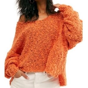 Free People Sunday Shore Sweater Sz Med Euc
